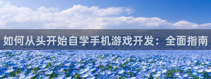 沐鸣娱乐llapp下载：如何从头开始自学