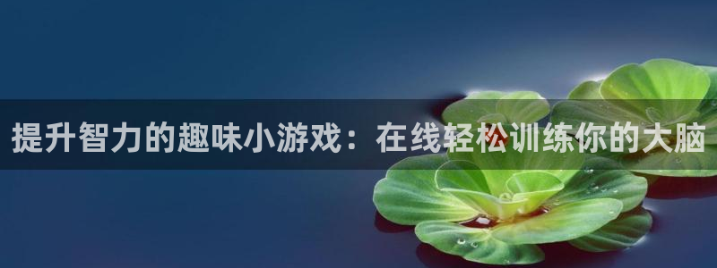 沐鸣娱乐注册登录平台下载：提升智力的趣味